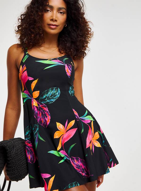 SIMPLY BE Magisculpt Flatter Me Floral Print Swimdress 14